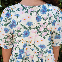 Pink Chicken Melon Daisy Flora Raquel Dress