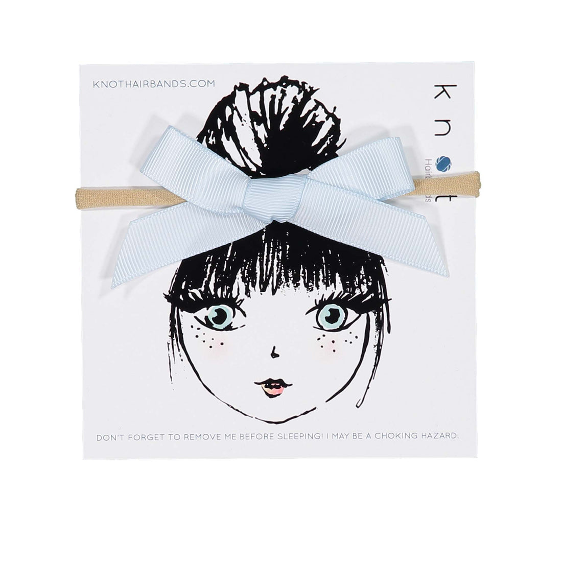 Knot Hairbands Blue Ribbon Bow Band