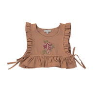 Bebe Organic  Dusty Coral Baby Rosel Set