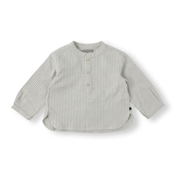  Grayish Blue Roy Stripe Shirt