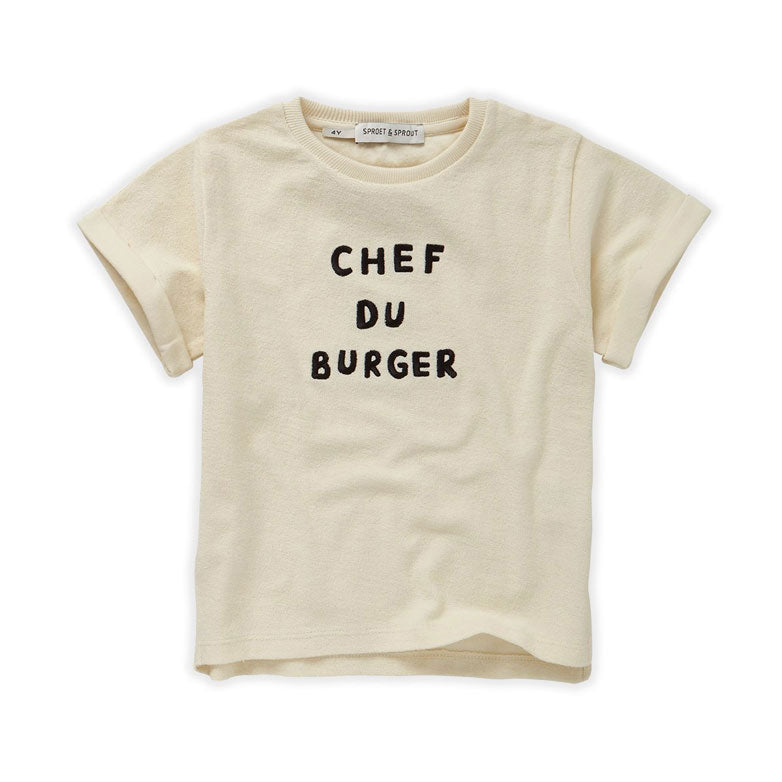 Sproet and Sprout Pear Terry T- Shirt- Chef Du Burger