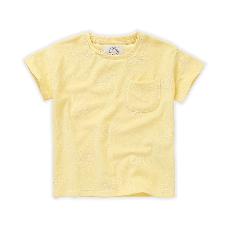 Sproet and Sprout Mellow Yellow Pocket T- Shirt