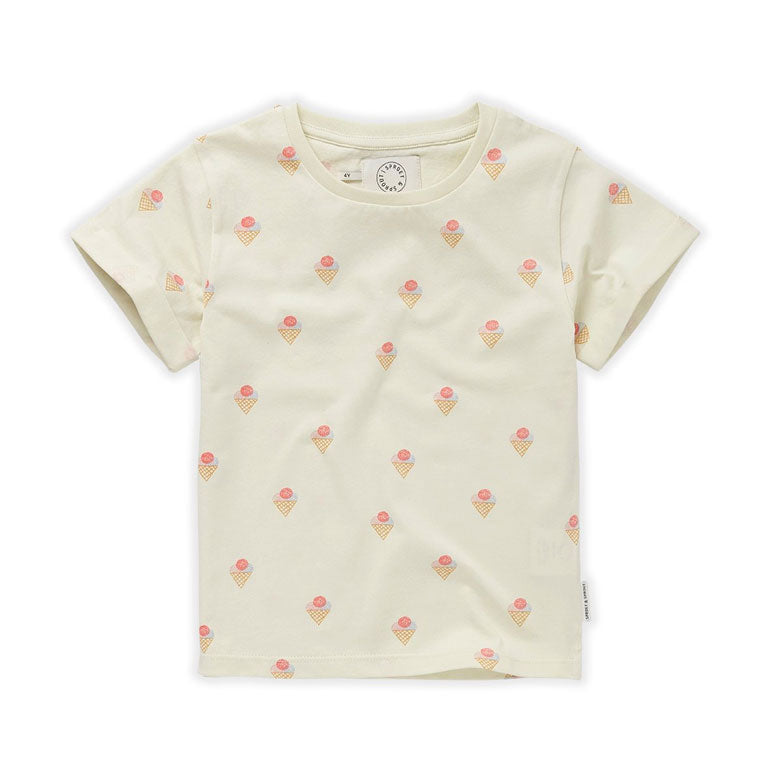 Sproet and Sprout Pear T- Shirt- Ice Cream Print