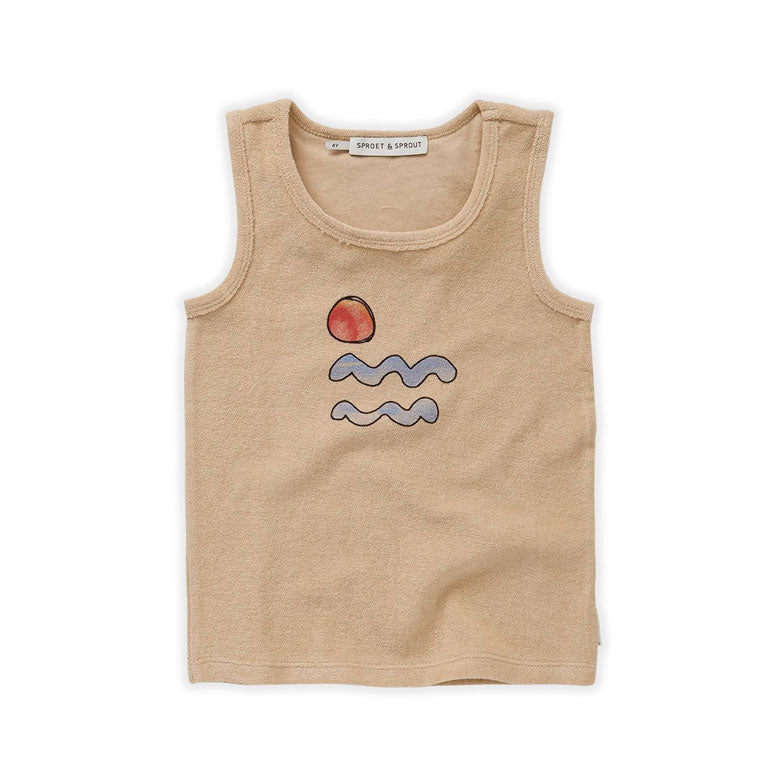 Sproet and Sprout Biscotti Tanktop Boys- Waves