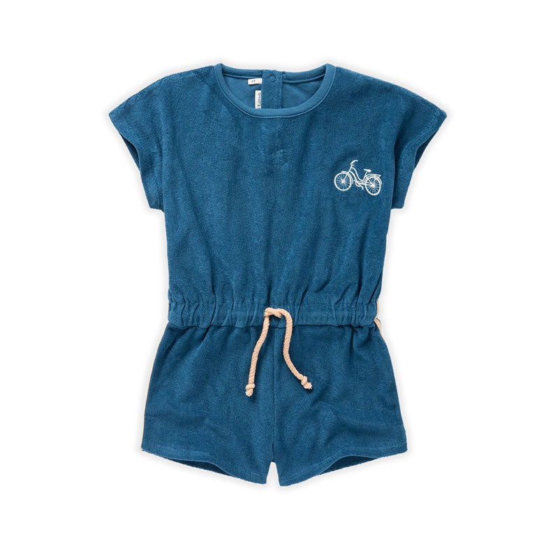 Sproet and Sprout Deep Ocean Boys Jumpsuit- Bicycle