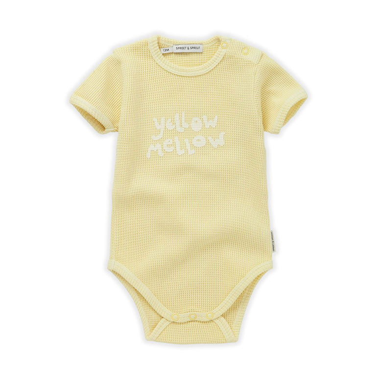 Sproet and Sprout Yellow Mellow Romper- Yellow Mellow