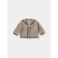 Bene Bene Sand Beige Baby Marine Sailor Knit Cardigan