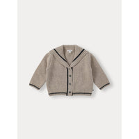 Bene Bene Sand Beige Marine Sailor Knit Cardigan