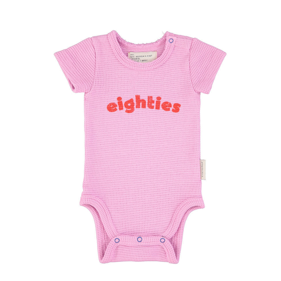 Piupiuchick Lavender Eighties Print Bodysuit