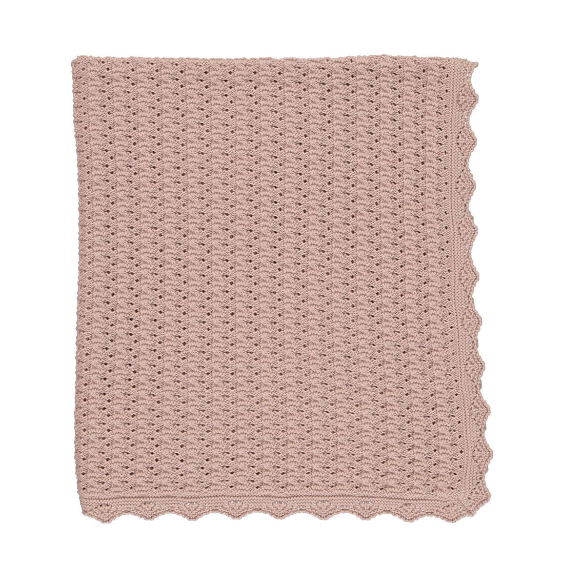 Bebe Organic Dusty Pink Silvia Blanket