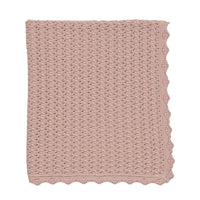 Bebe Organic Dusty Pink Silvia Blanket