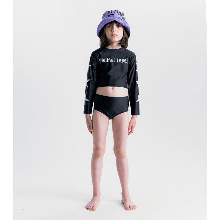 Nununu Black Triple Star Shirtini