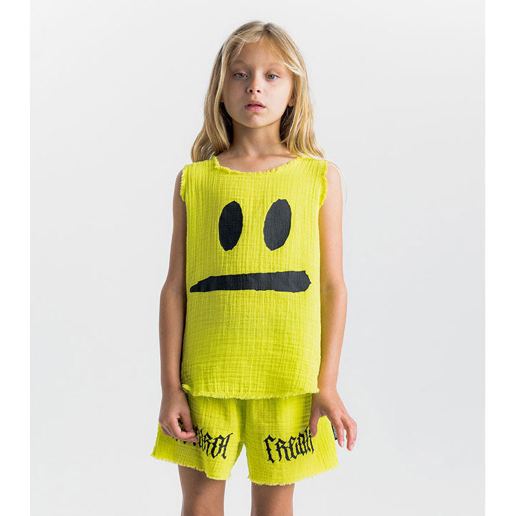 Nununu Hot Lime Muslin Beach Shorts