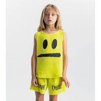Nununu Hot Lime Muslin Beach Shorts