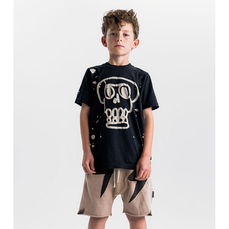 Nununu Black Kooky Skull T-Shirt