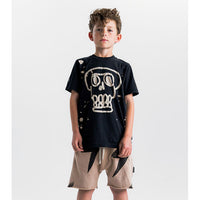 Nununu Black Kooky Skull T-Shirt
