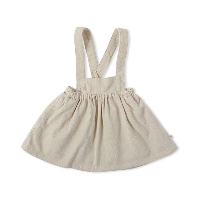 Bene Bene Pale Pink Corduroy Suspender Dress