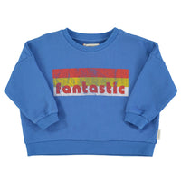 Piupiuchick Blue Fantastic Print Sweatshirt