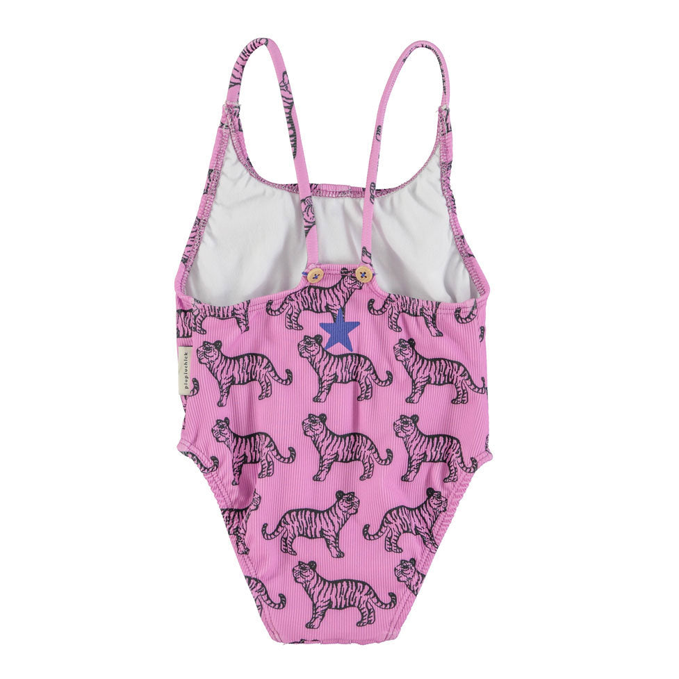 Piupiuchick Lavender W/ Black Tigers Swimsuit – Ladida