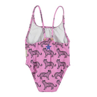 Piupiuchick Lavender W/ Black Tigers Swimsuit
