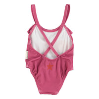 Piupiuchick Aubergine Multicolor Wave Swimsuit