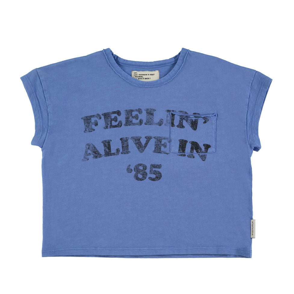 Piupiuchick Blue Feelin Alive Print Tee