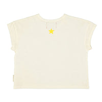 Piupiuchick Ecru Camp Print Tee