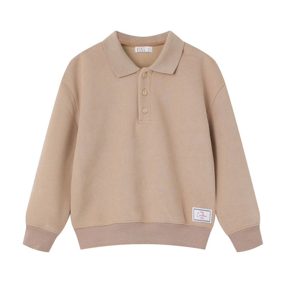 Coco Blanc Tan Polo Sweatshirt