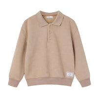 Coco Blanc Tan Polo Sweatshirt