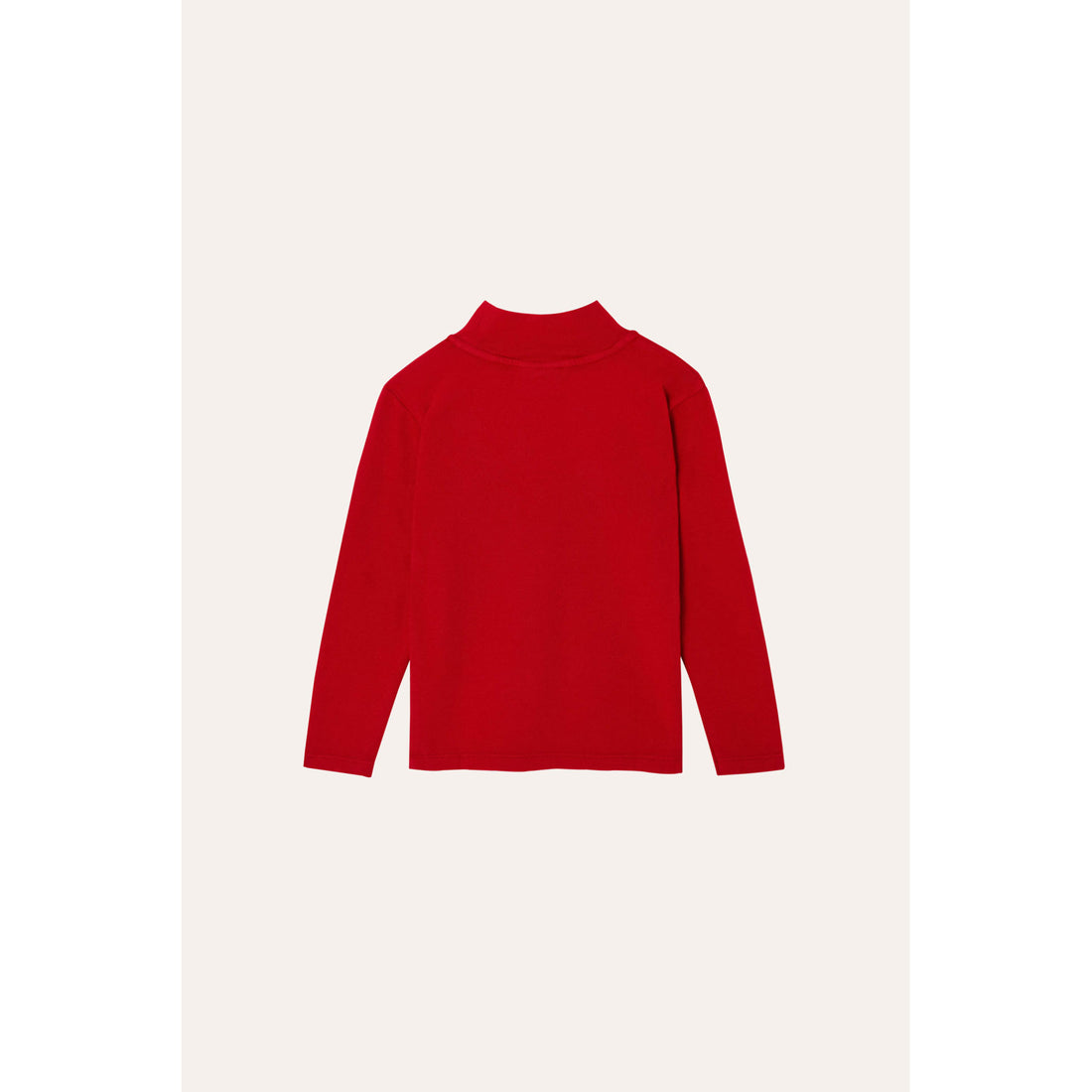 The Campamento Red Flower Detail Turtleneck