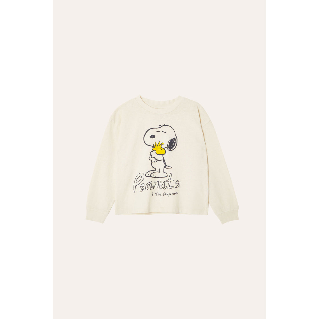 The Campamento White Peanuts Longsleeve Tee