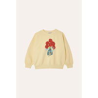 The Campamento Cream Flower Bouquet Sweatshirt