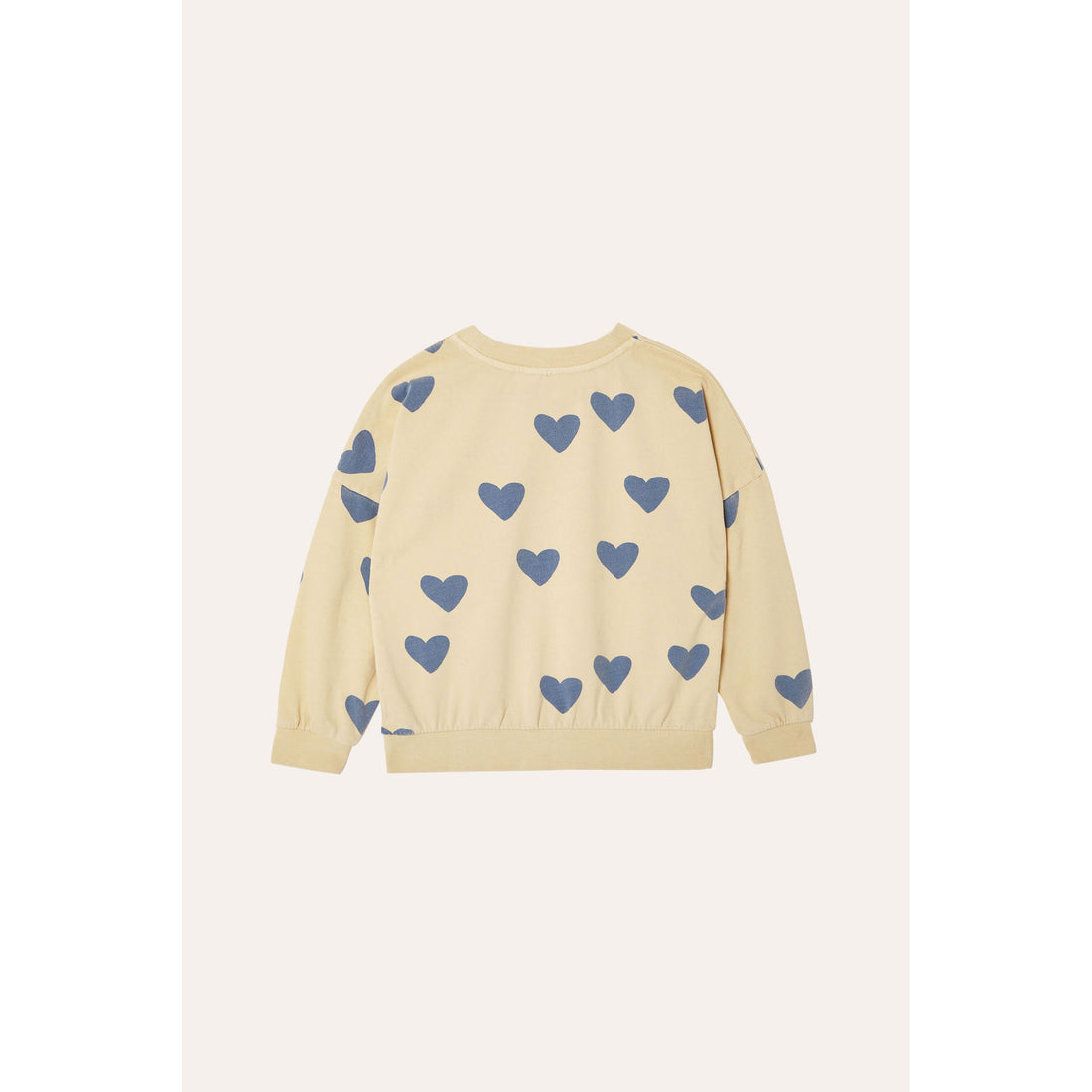 The Campamento Cream Hearts Allover Sweatshirt