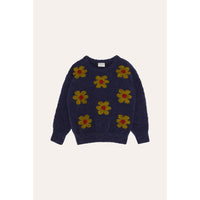 The Campamento Blue Daisy Sweater