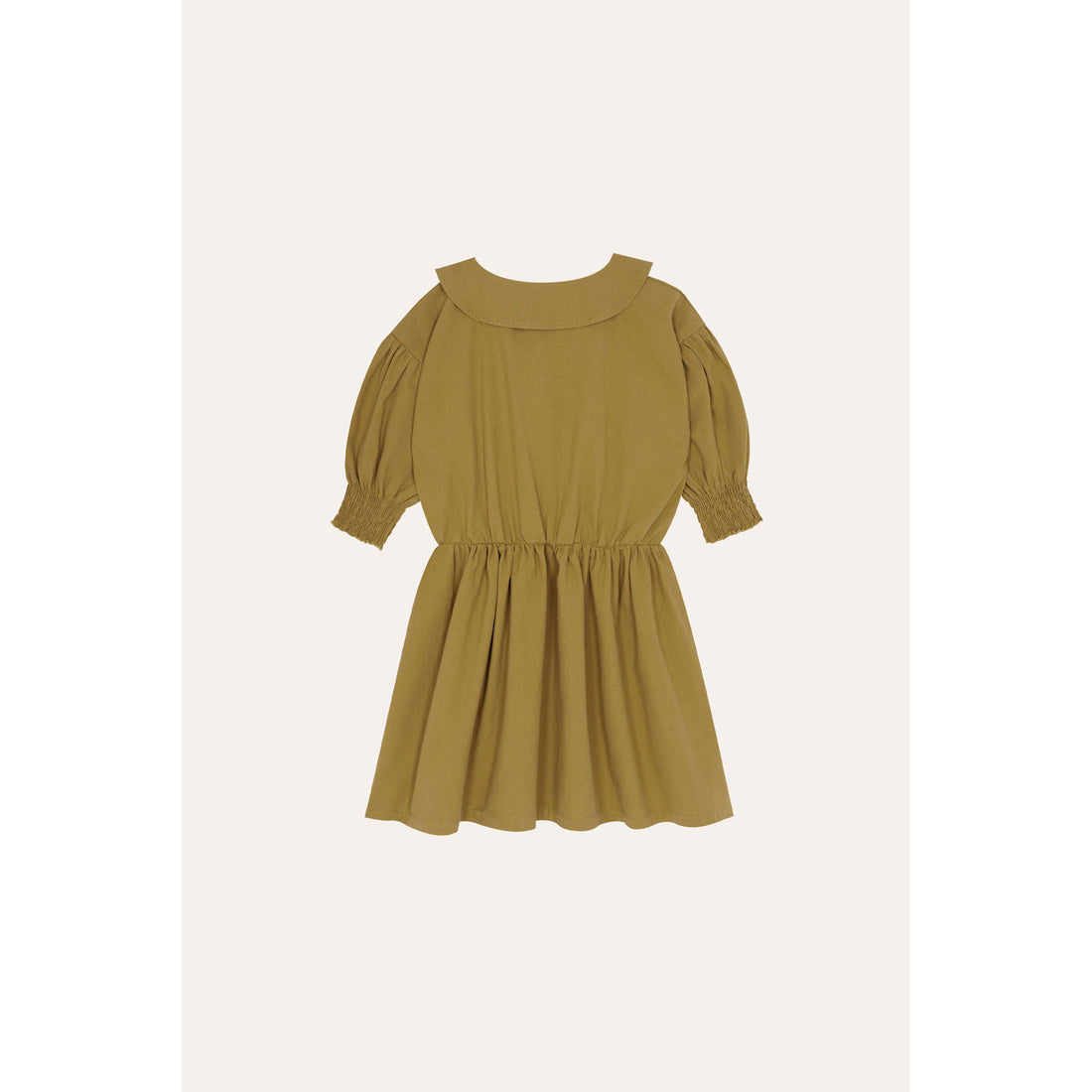 The Campamento Green Tulip Collar Dress