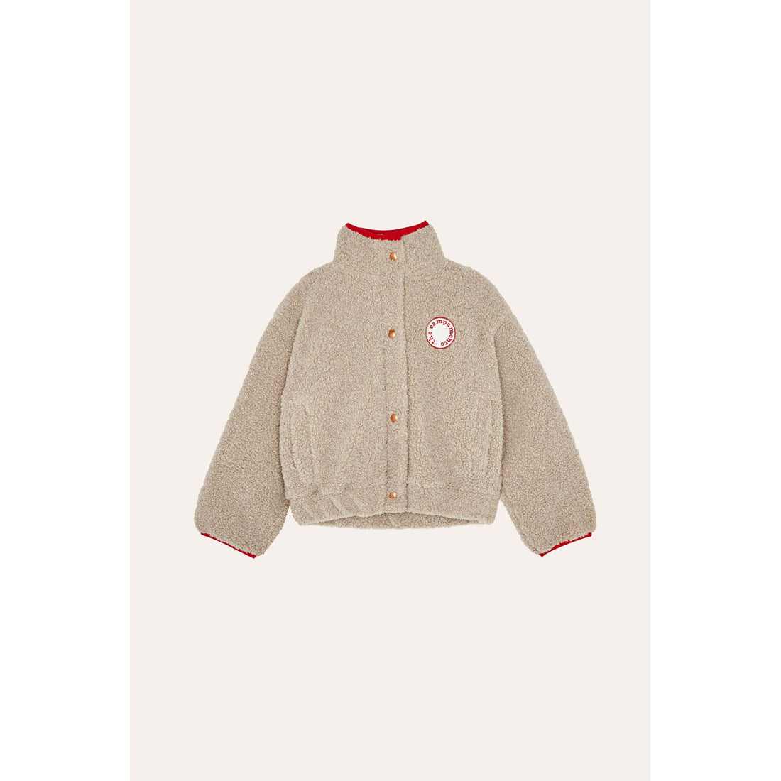 The Campamento Cream Teddy Jacket