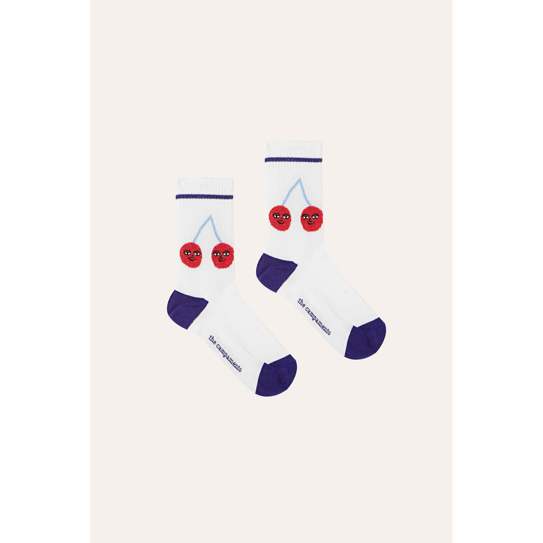 The Campamento White Cherry Socks