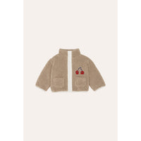 The Campamento Cream Cherry Teddy Baby Jacket
