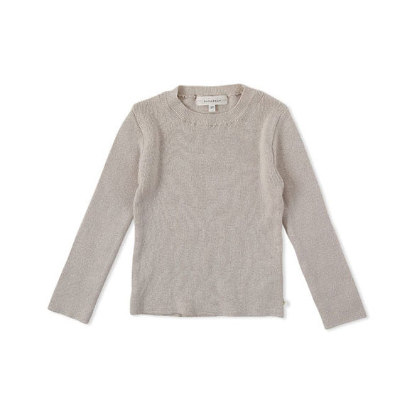 Bene Bene Greige Tidy Ribbed Knit