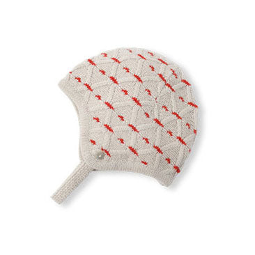 Bene Bene Red Tyrol Argyle Knit Bonnet