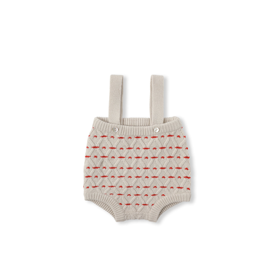 Bene Bene Red Tyrol Smocking Romper