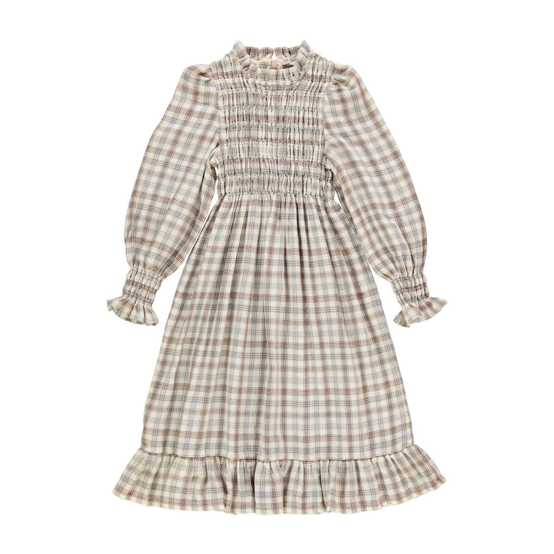 Bebe Organic Nature Check Valery Dress