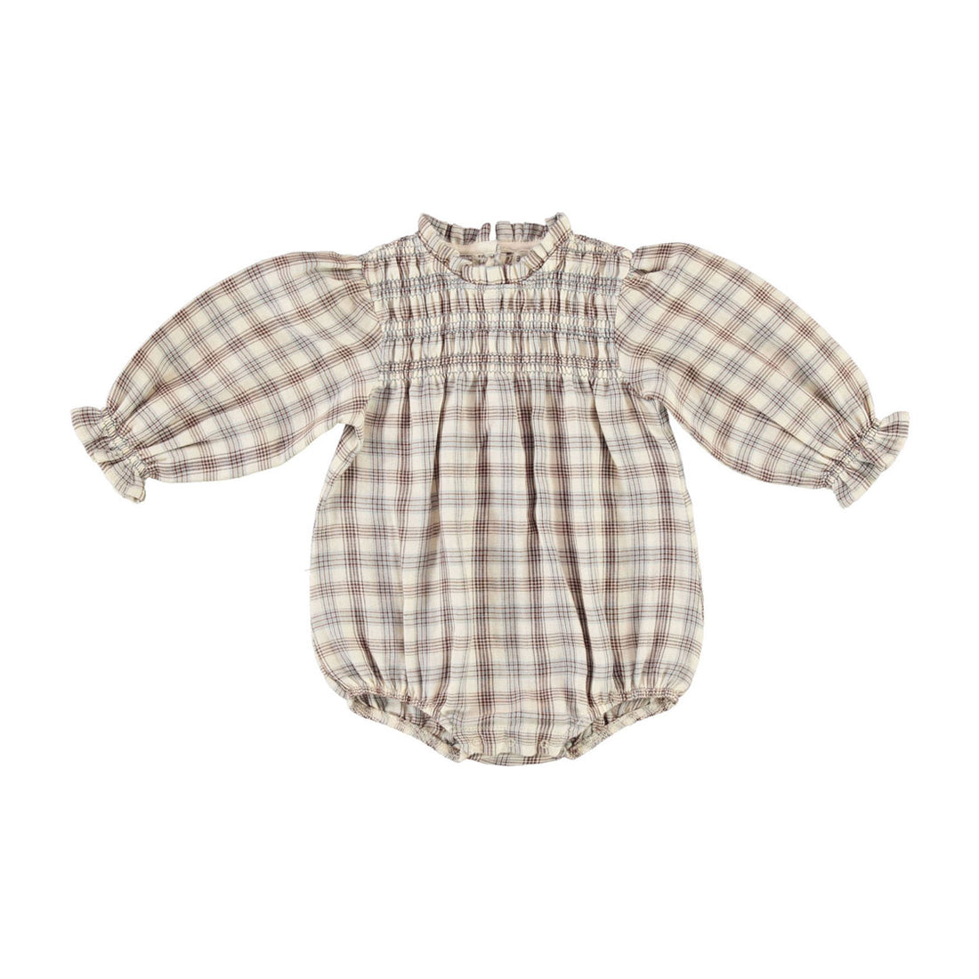 Bebe Organic Nature Check Valery Romper
