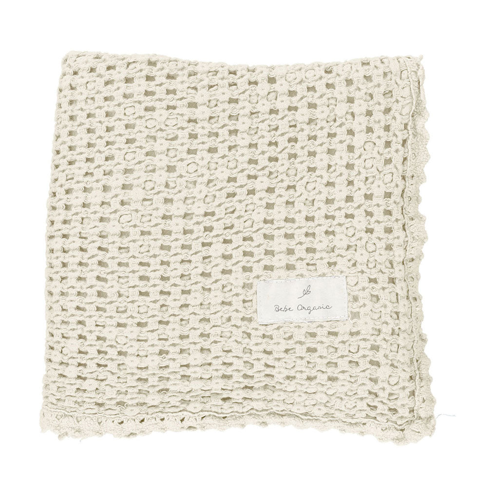 Bebe Organic Natural Waffle Blanket