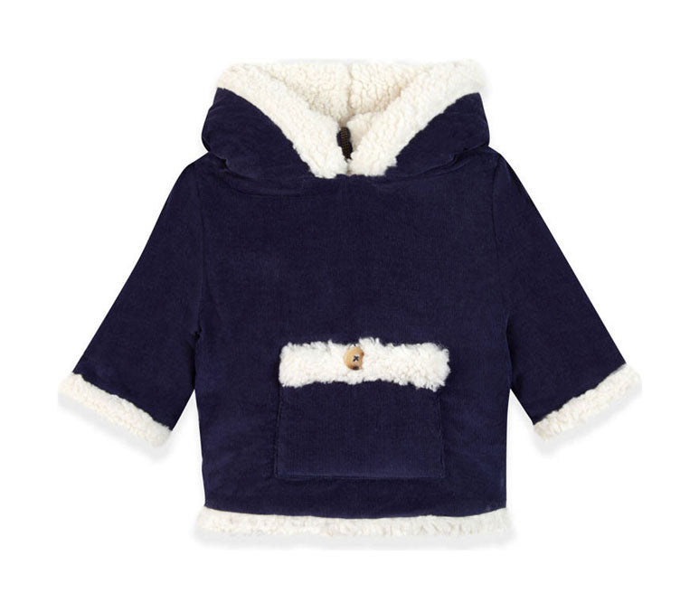 Bonton Navy Camion Baby Coat