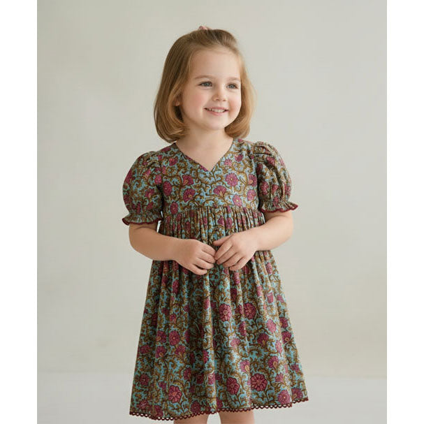 Yo Baby Turquoise Alisha Swing Dress