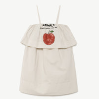 The Animals Observatory Raw White Peach Dove Dress