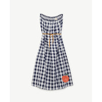 The Animals Observatory Navy Blue Peach Dolphins Dress