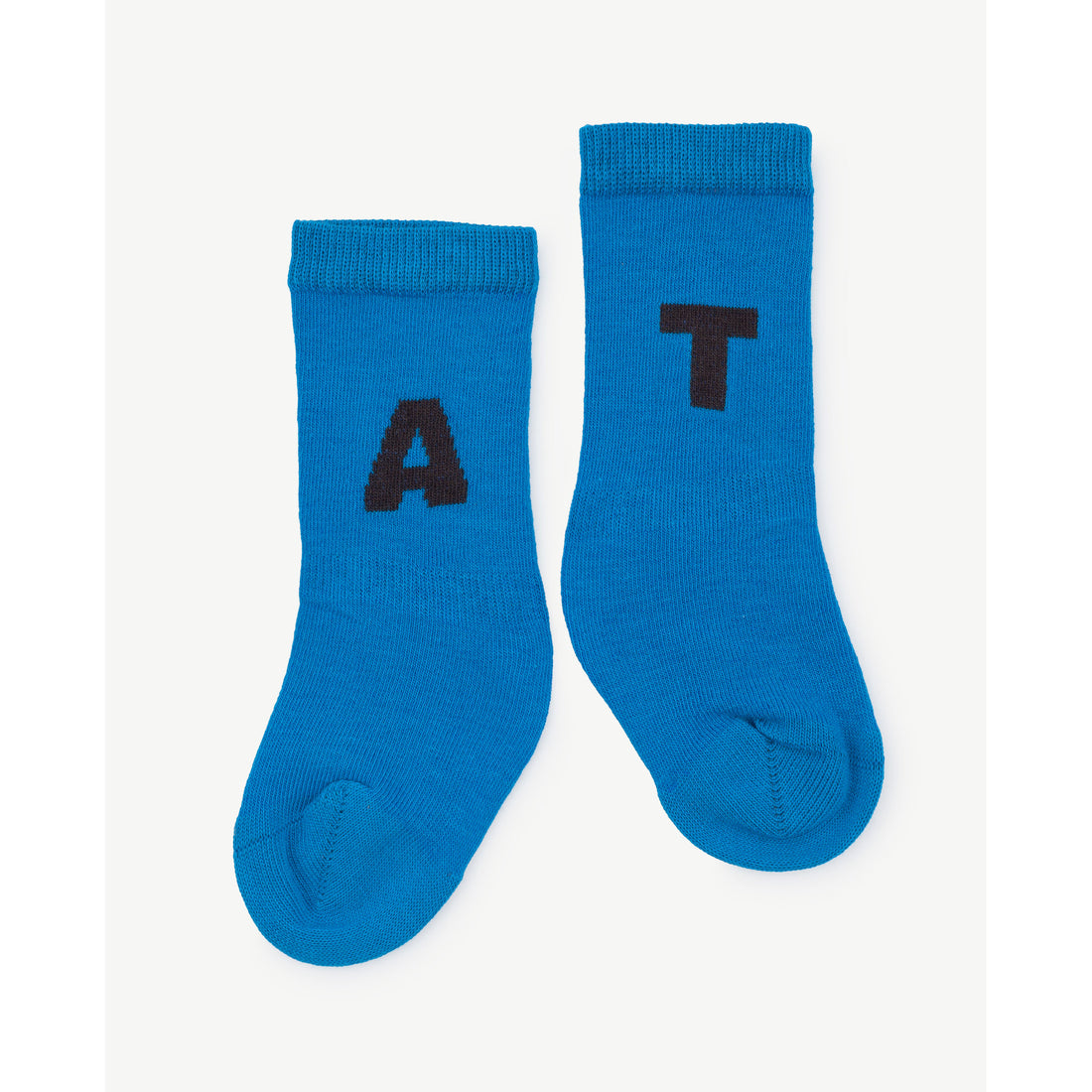 The Animals Observatory Electric Blue Worm Babies Socks