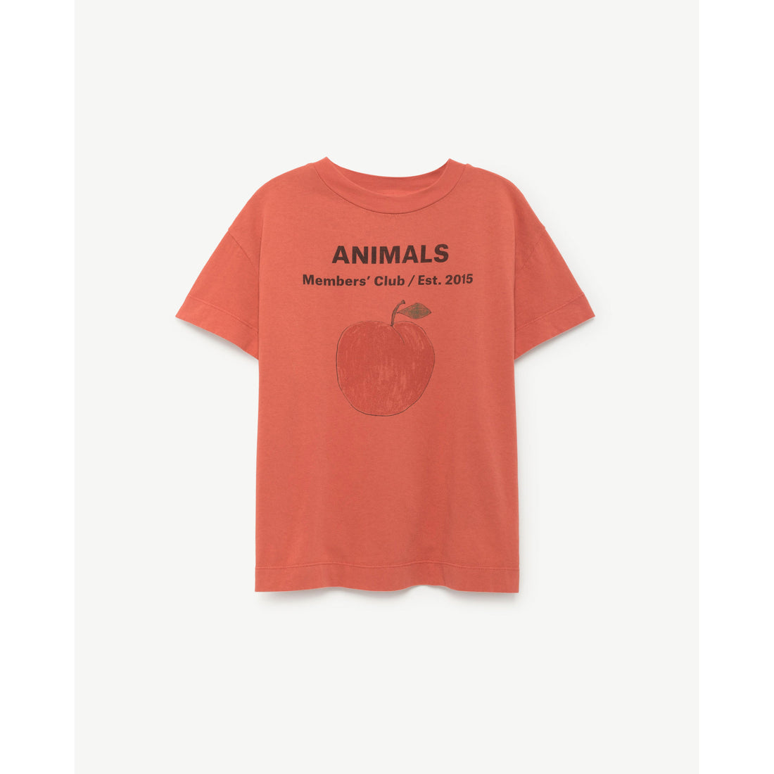 The Animals Observatory Red Peach Rooster Babies Tee